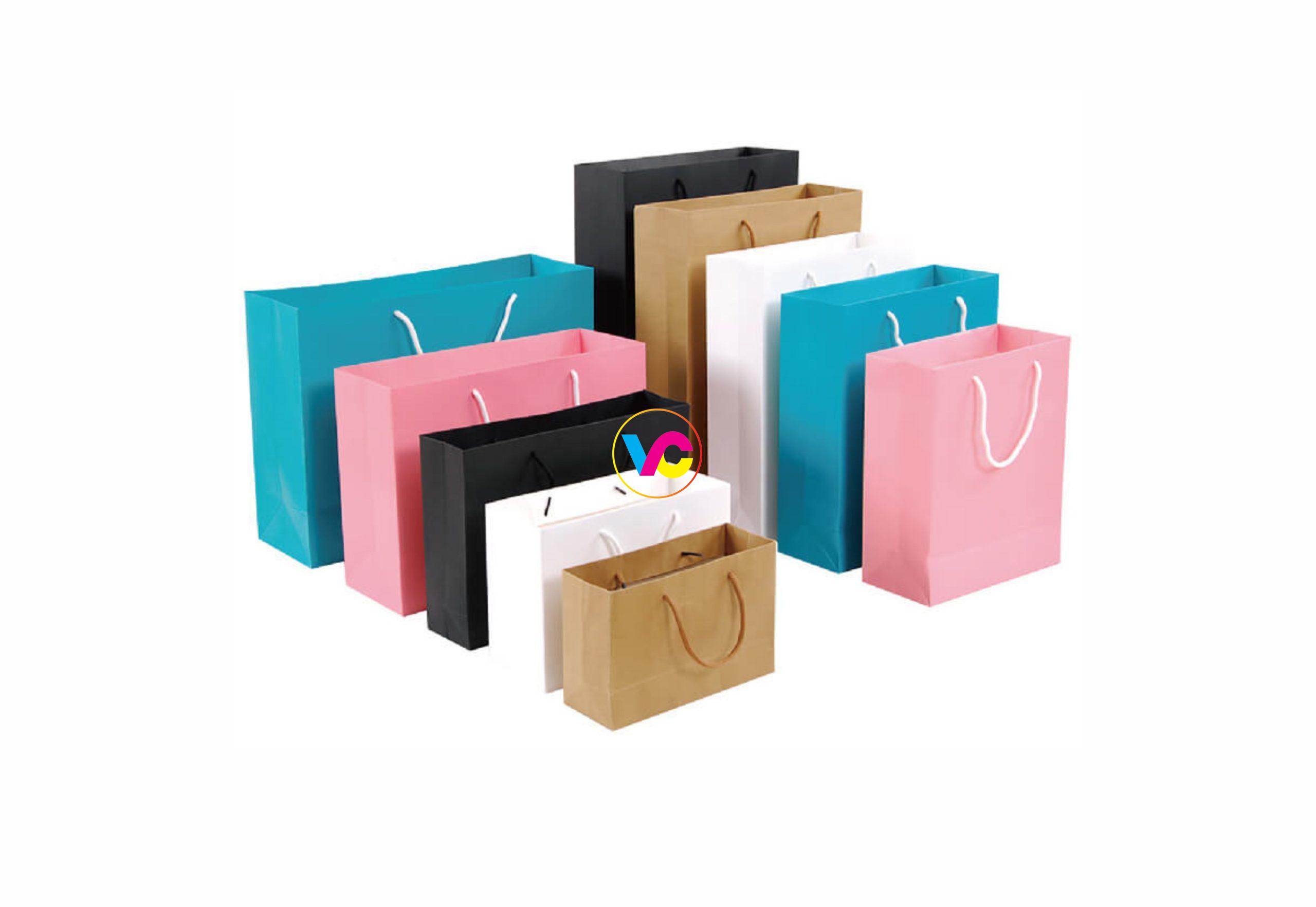 túi giấy Mẫu in túi giấy các màu