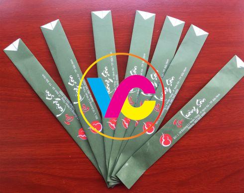 Dịch vụ in bao đũa Hà Nội giá rẻ nhất cho nhà hàng quán ăn 4 Tìm hiểu chất liệu in bao đũa quán ăn, nhà hàng