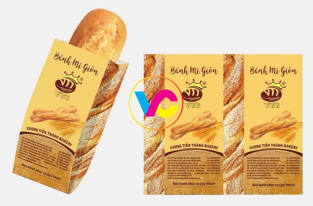 In túi đựng bánh mì Hà Nội giá rẻ, nhận in số lượng ít 3 In túi đựng bánh mì Hà Nội giá rẻ hay để túi trơn 1 màu