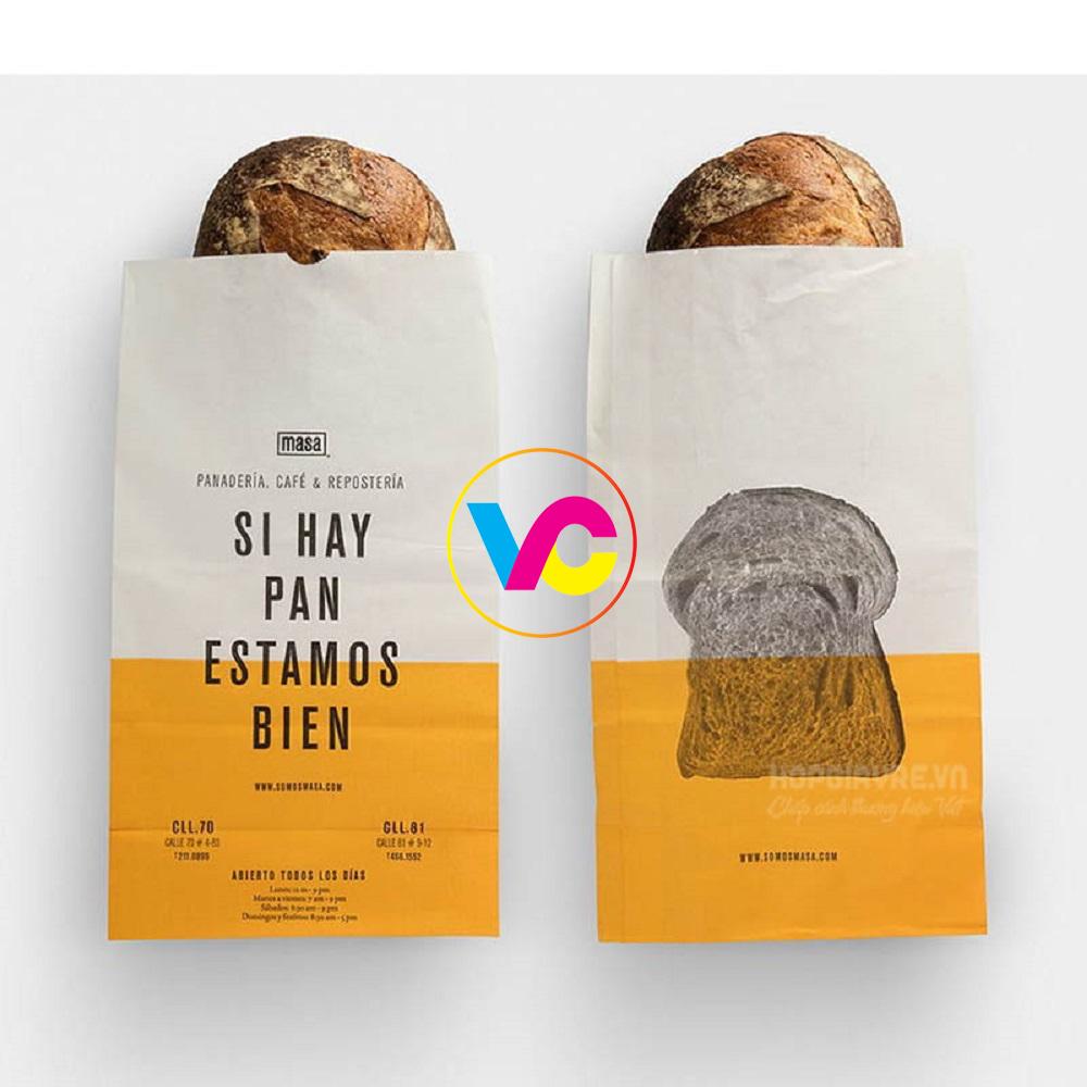 In túi giấy đựng bánh mì giá rẻ – Không thể bỏ qua In Việt Cường