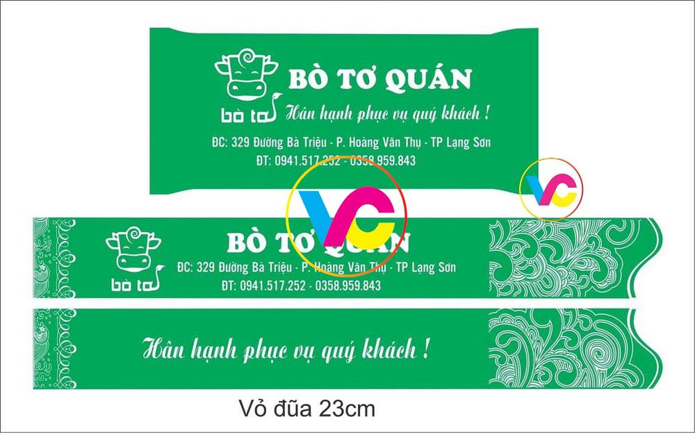 Lợi ích quan trọng của việc in bao đũa cho doanh nghiệp nhà hàng