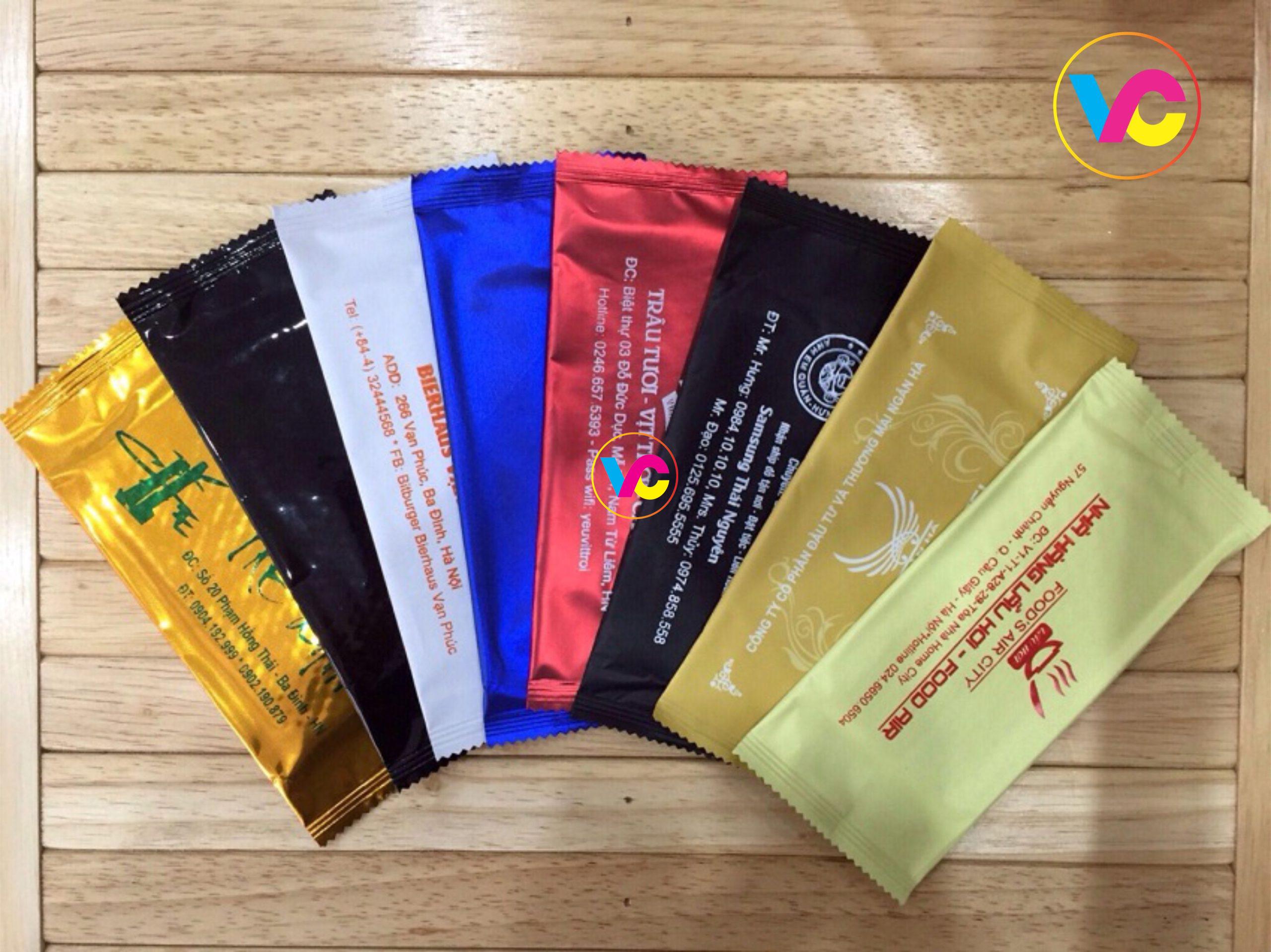 Xưởng in khăn lạnh Hà Nội với quy trình chuẩn sau đây