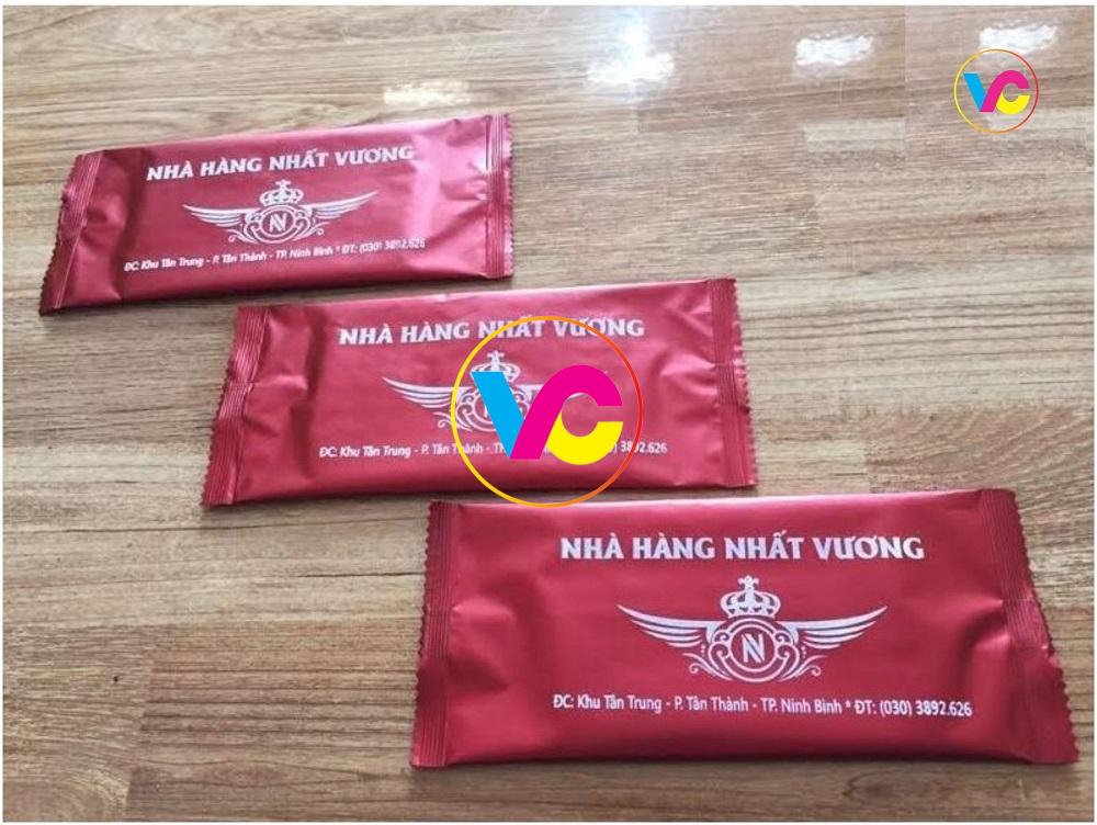 Công ty in khăn lạnh tốt và an toàn nhất cho nhà hàng