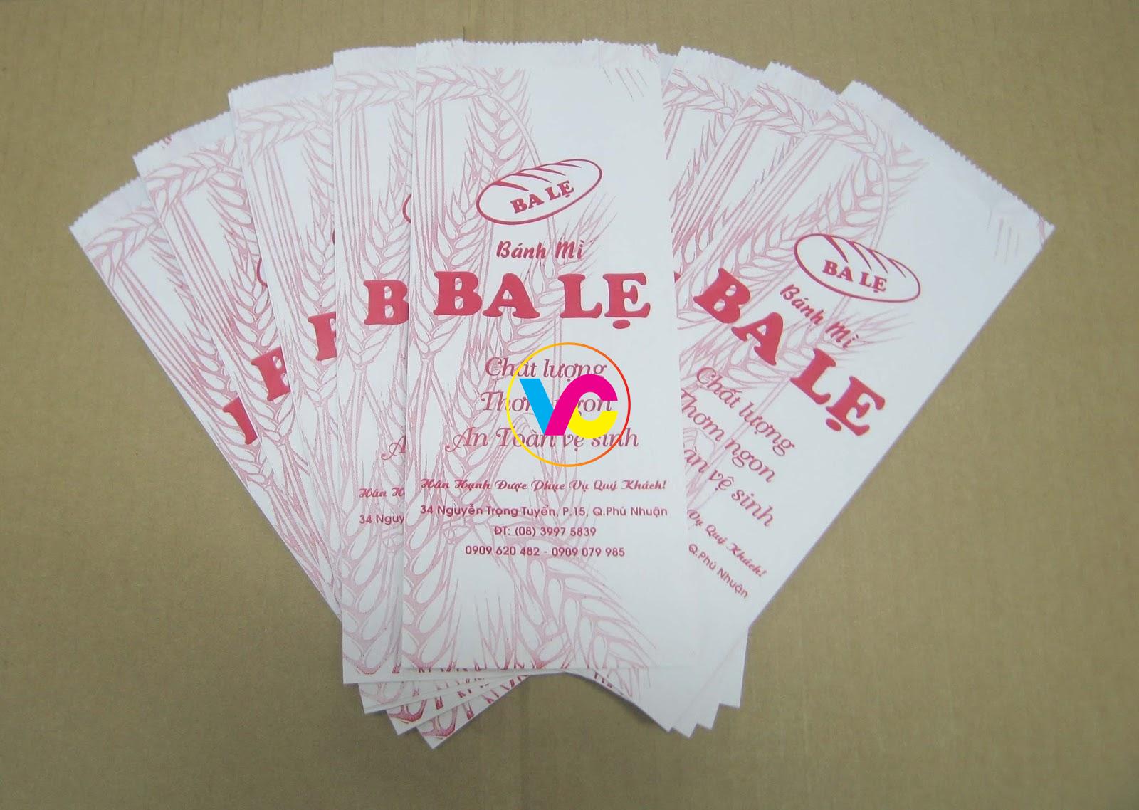 In túi đựng bánh mì Hà Nội giá rẻ miễn phí thiết kế