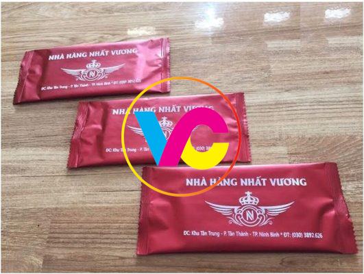 Sử dụng in khăn lạnh Hà Nội tại In Việt Cường lựa chọn hoàn mỹ