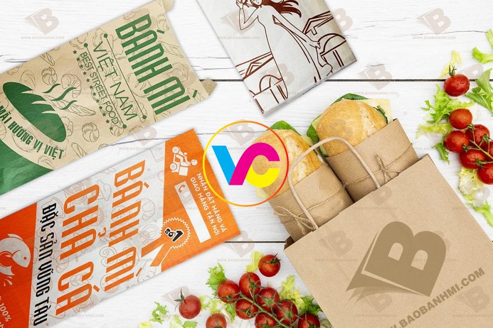 Đơn vị in túi đựng bánh mì Hà Nội giá rẻ theo yêu cầu