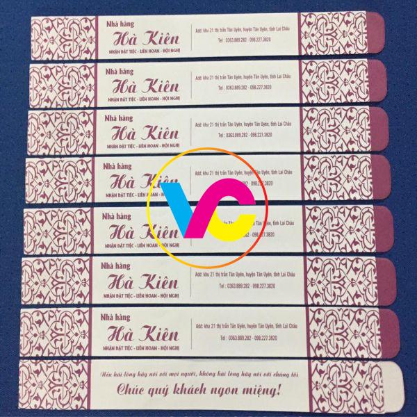 Dịch vụ in bao đũa Hà Nội giá rẻ theo yêu cầu khách hàng