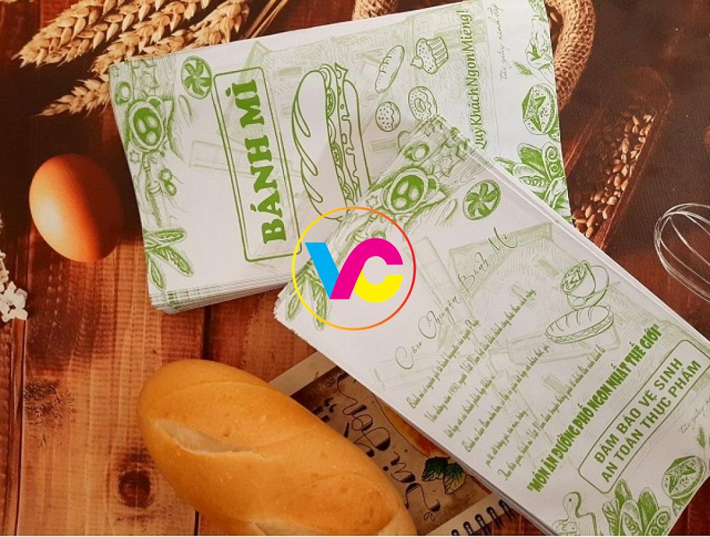 Chất liệu và kiểu dáng in túi đựng bánh mì Hà Nội