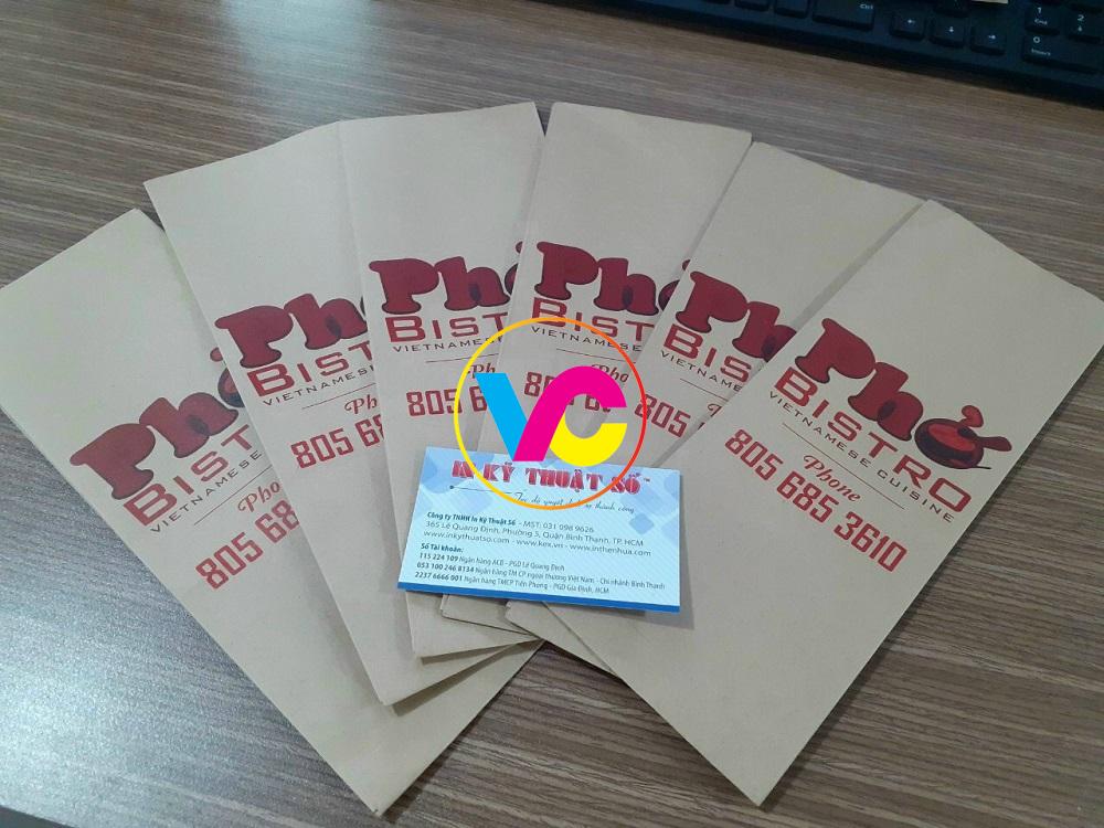 Đơn vị in túi đựng bánh mì Hà Nội giá rẻ theo yêu cầu