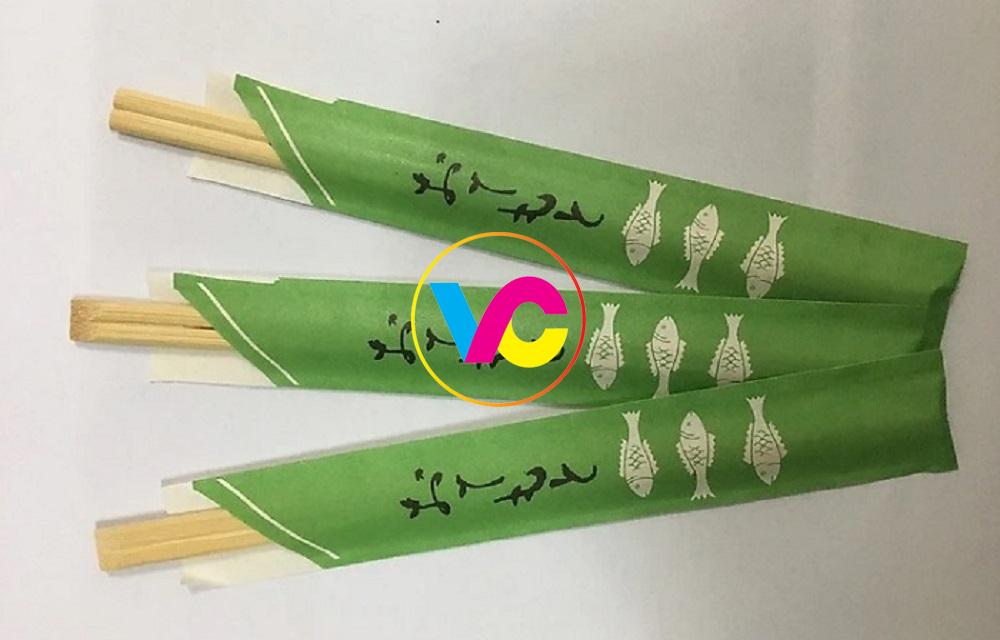 Bao đũa được in ấn đẹp mắt gắn kèm với logo doanh nghiệp chắc chắn sẽ khiến khách hàng ghi nhớ lâu hơn