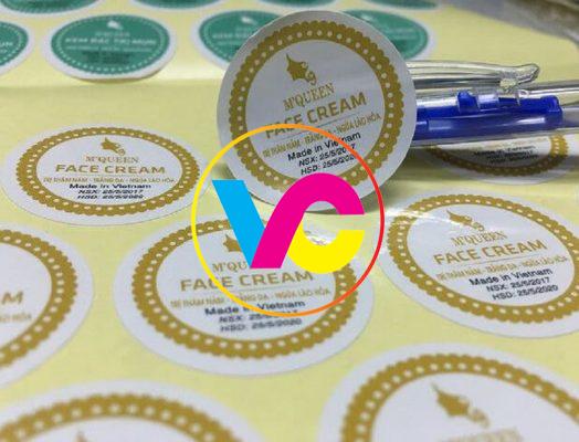 Xưởng in tem nhãn decal Hà Nội thiết kế đẹp lấy ngay