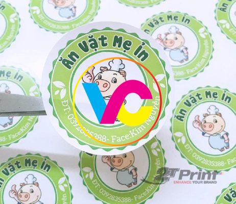 Thiết kế - in tem nhãn đẹp ở Hà Nội đẹp và uy tín