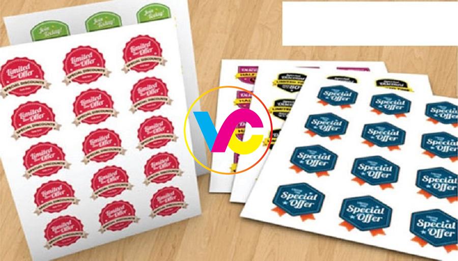 Dịch vụ in ấn tem nhãn decal giá rẻ nhất tại xưởng 2024