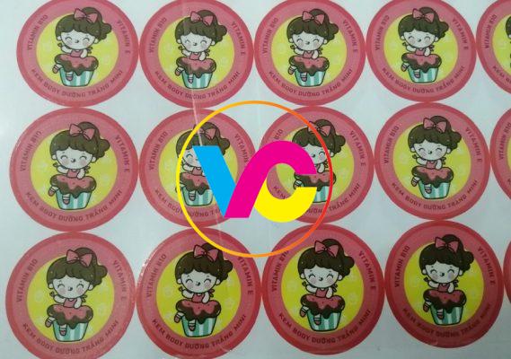 Địa chỉ in decal tem nhãn giá rẻ Hà Nội uy tín chất lượng