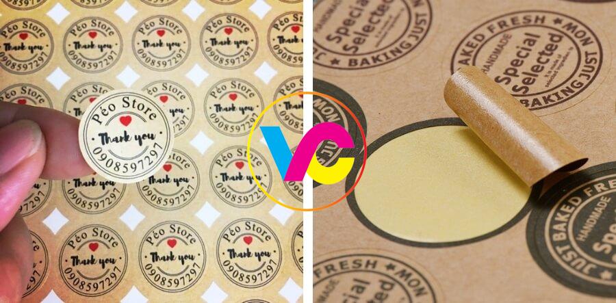 Dịch vụ in ấn tem nhãn decal giá rẻ nhất tại xưởng 2024